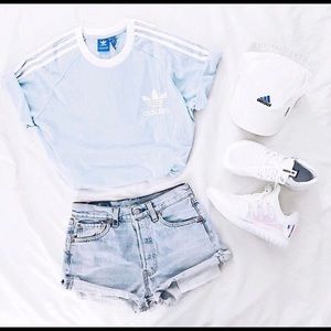 Adidas Blue T shirt